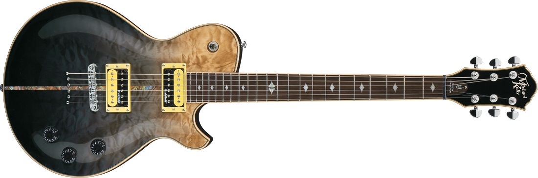 Michael Kelly Guitar Co. Electric Guitar Patriot Instinct Partilal Eclipse H/h Pau Ferro Fretboard
