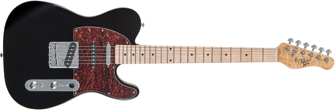 Michael Kelly Guitar Co. Electric Guitar Triple 50 Gloss Black