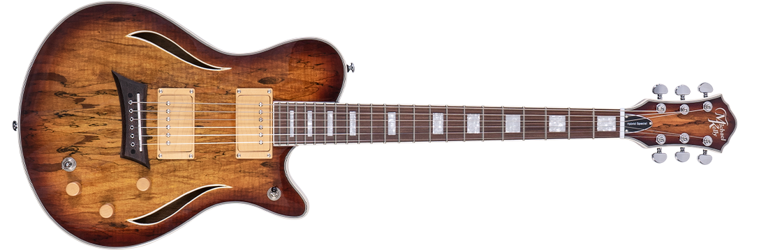 Michael Kelly Guitar Co. Hybrid Special Spalted Maple Burst Electric Guitar