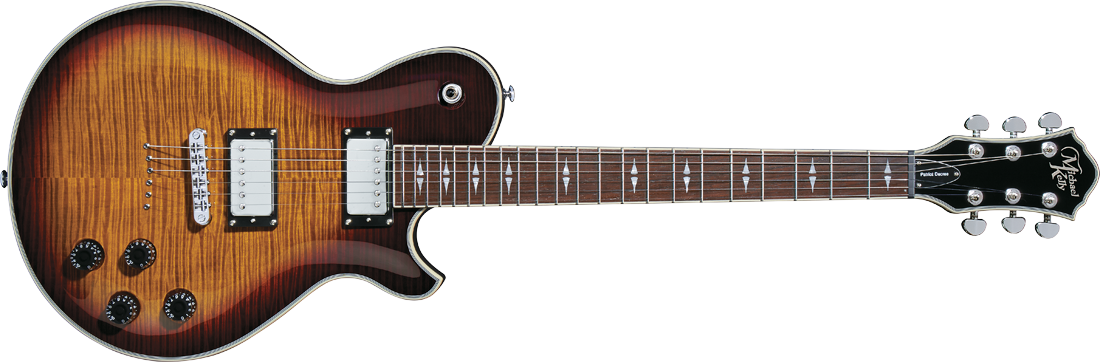 Michael Kelly Guitar Co. Patriot Decree Carmel Burst Electric Guitar