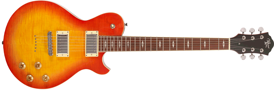 Michael Kelly Guitar Co. Patriot Decree Standard Electric Guitar Cherry Sb Chambered Ebony Fretboard