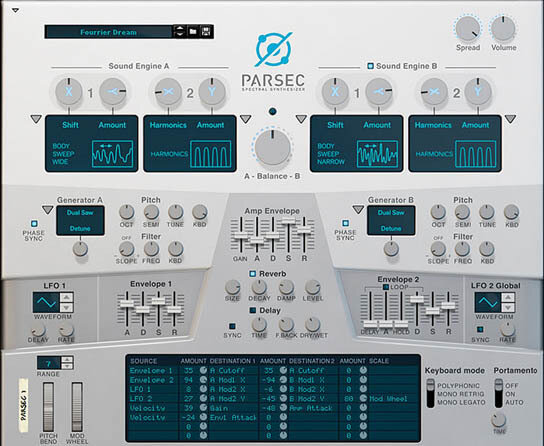 Parsec Spectral Synthesizer