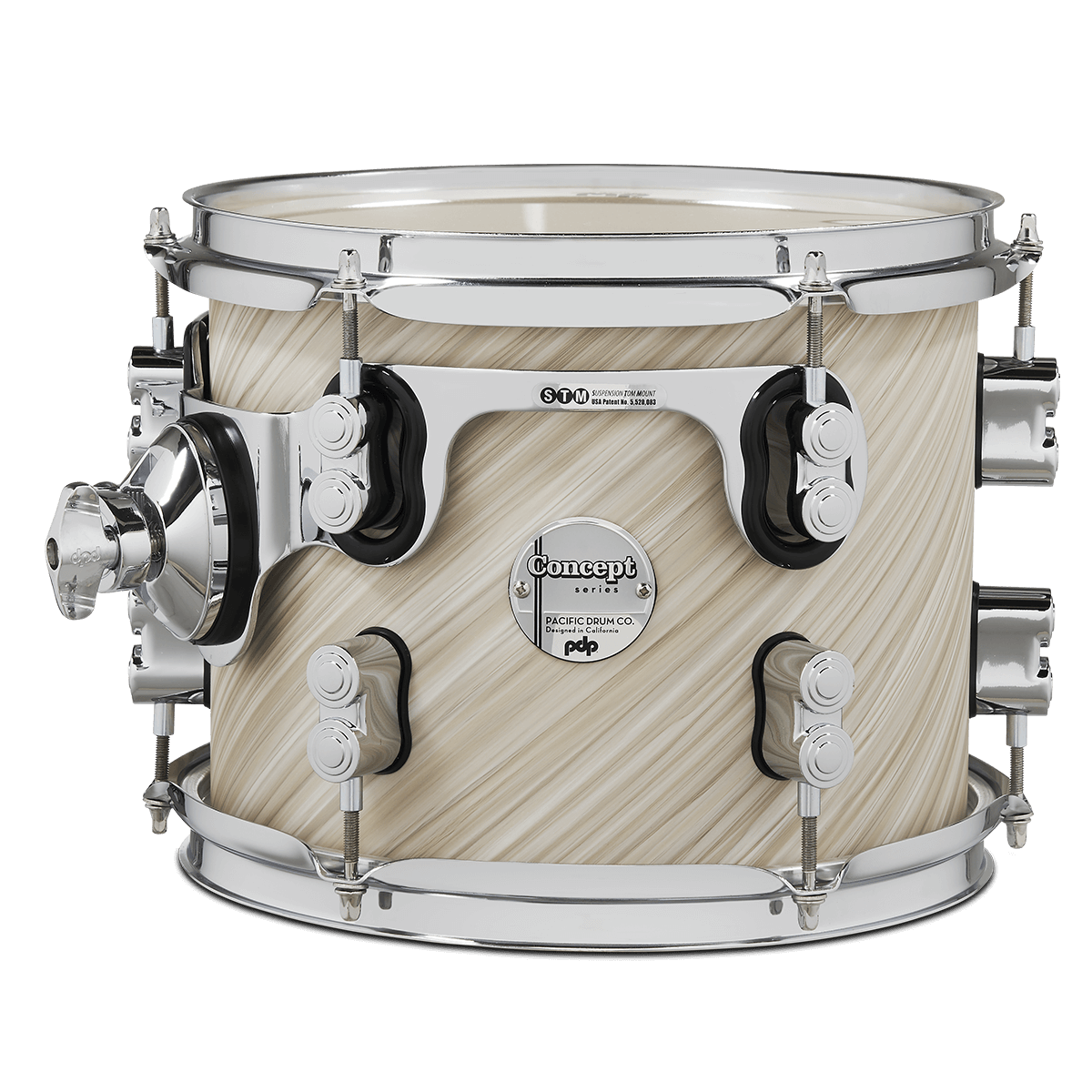 Pdp Pdcm0810stti - Concept™ Maple - Twisted Ivory Finishply™ - 8 X 10 Suspended Tom