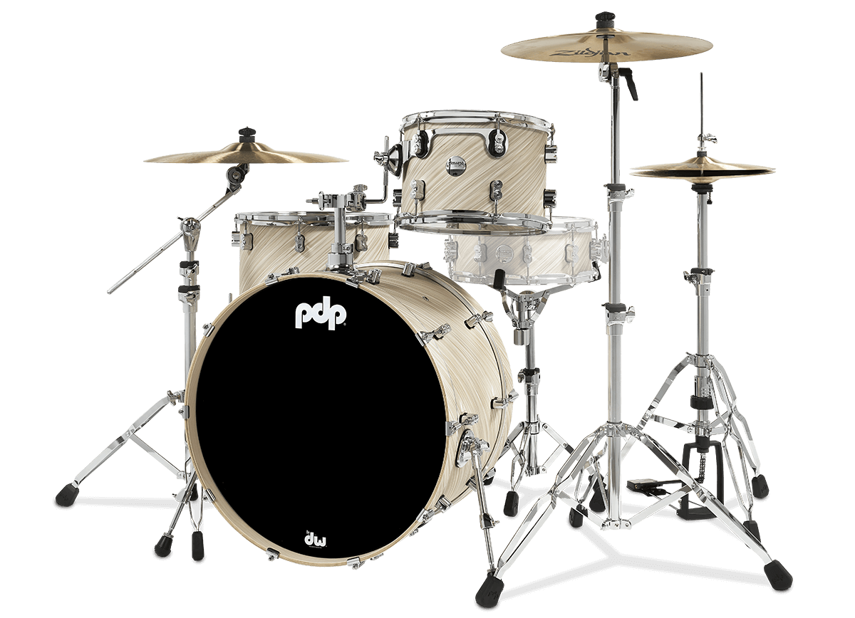 Pdp Pdcm24rkti - Concept™ Maple - Twisted Ivory Finishply™ - Rock Kit