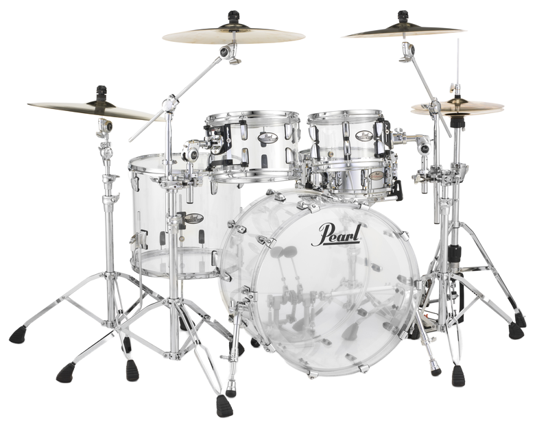 Pearl Crystal Beat 4-piece Shell Pack In Ultra Clear Acrylic (#730)