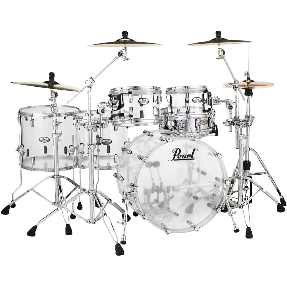 Pearl Crystal Beat 5-piece Shell Pack In Ultra Clear Acrylic (#730)