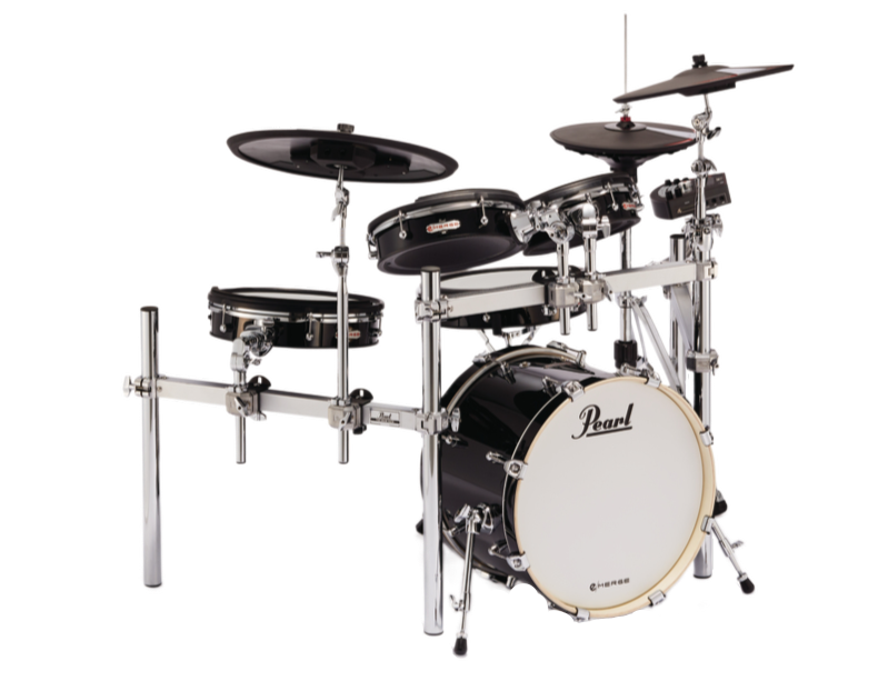 Pearl E/merge E/hybrid Electronic Drum Set Powered By Korg In #31 Jet Black