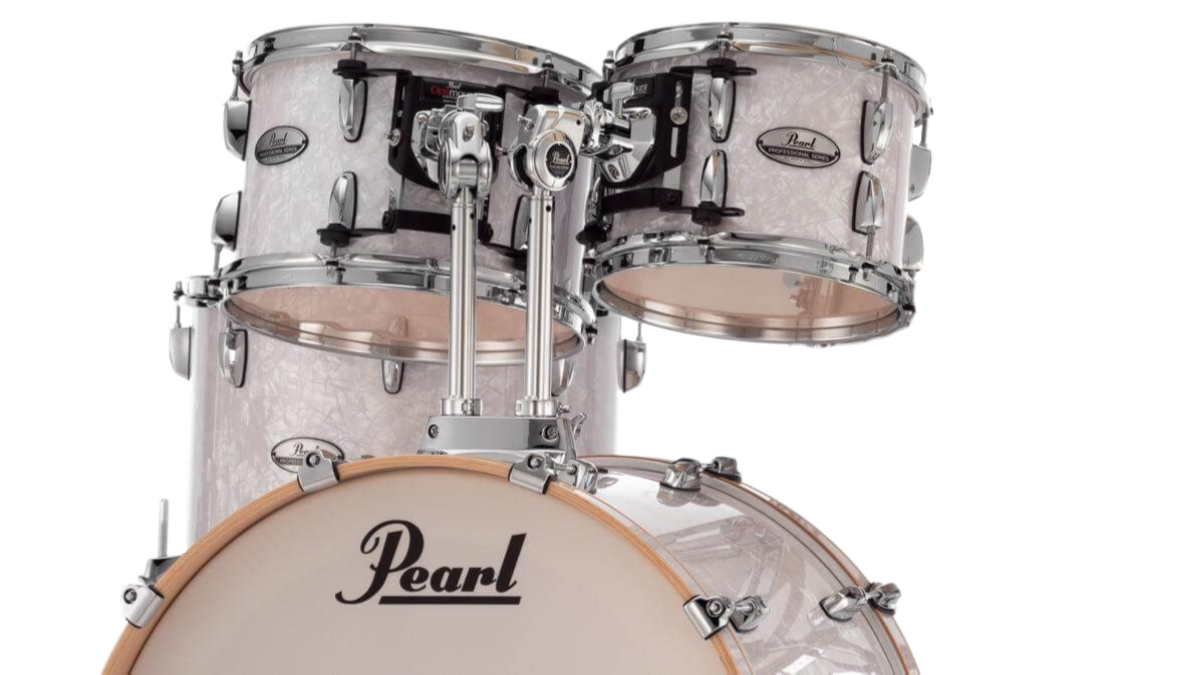 Pearl Professional Maple 4-pc. Shell Pack In White Marine Pearl (#448)