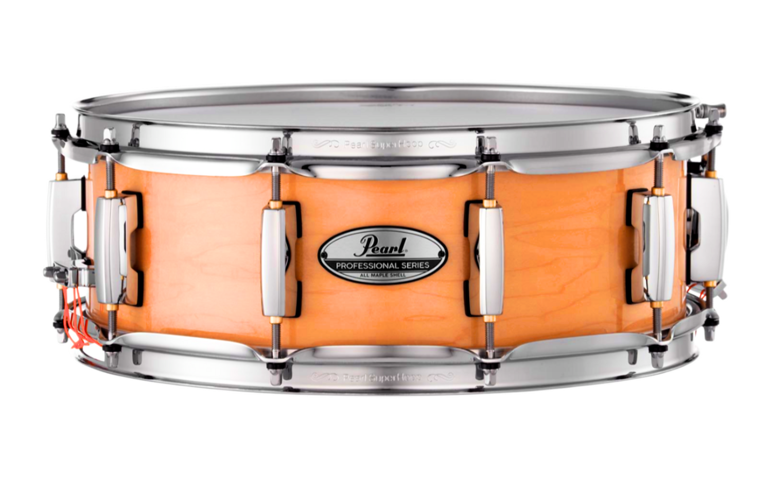 Pearl Professional Series Maple 14" X 5" Snare Drum In Natural Maple (#102) Lacquer Finish