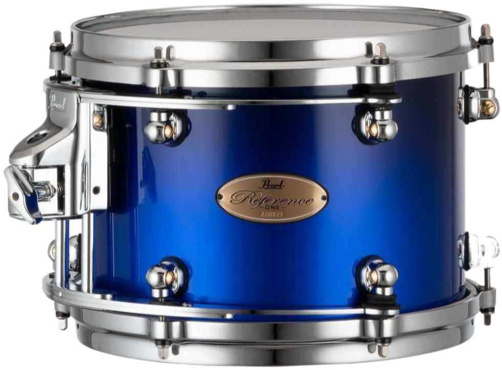 Pearl Reference One 12"X8" Tom - R2 Air Tom Suspension System W/12mm Gyrolock-l Bracket In Kobalt Blue Fade Metallic Custom Lacquer Finish