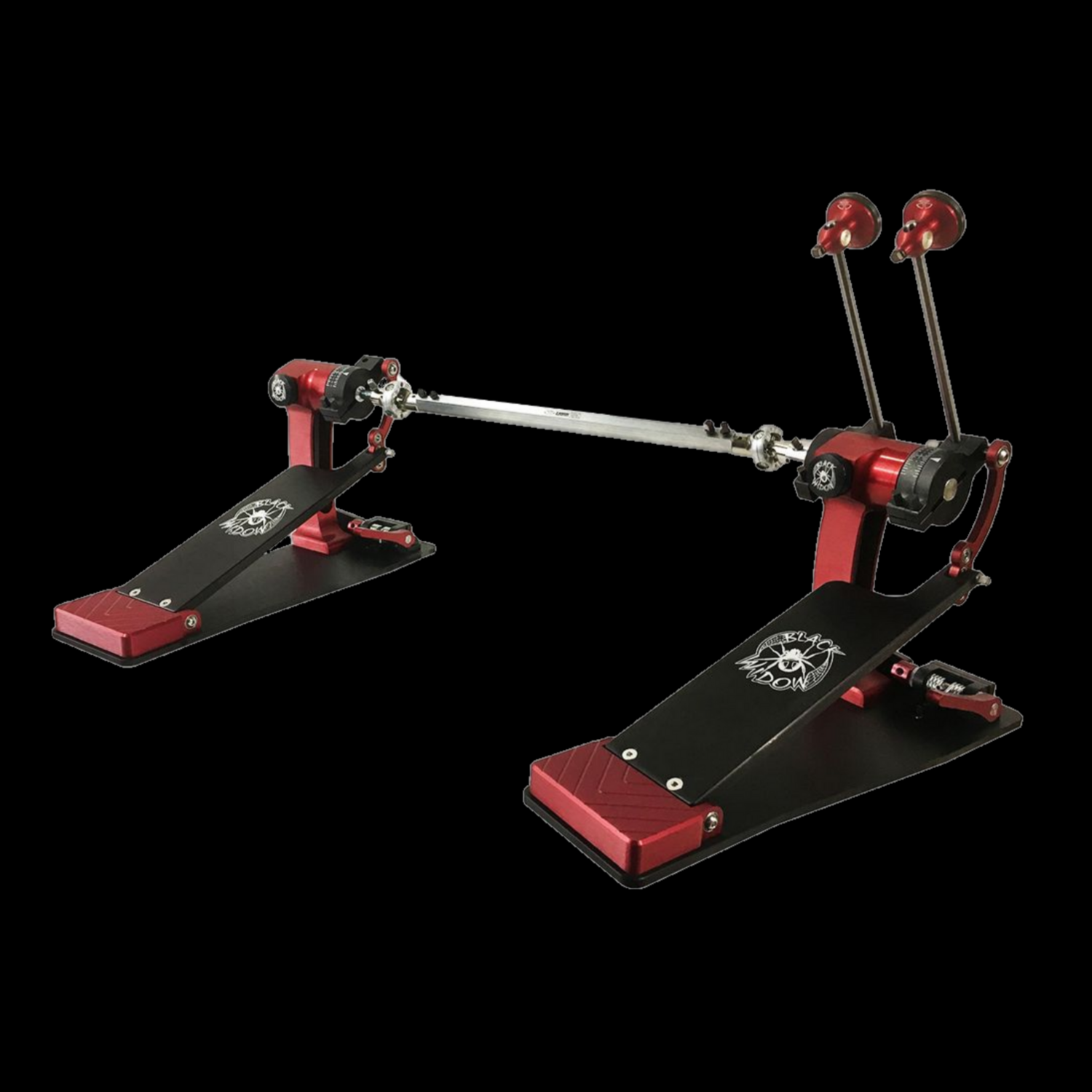 Pro1-v Black Widow Shortboard Double Bass Drum Pedal Direct Drive
