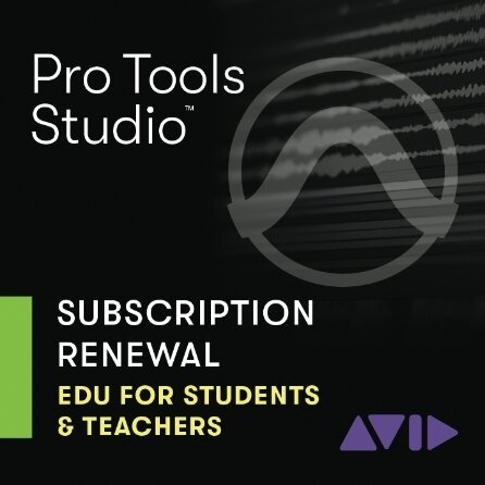 Pro Tools ¦ Studio 1-year Subscription Renewal - Student/teacher (Education Pricing)