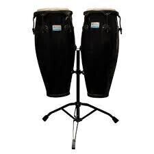 Rhythm Tech Eclipse Conga Black Finish W/ Stand.