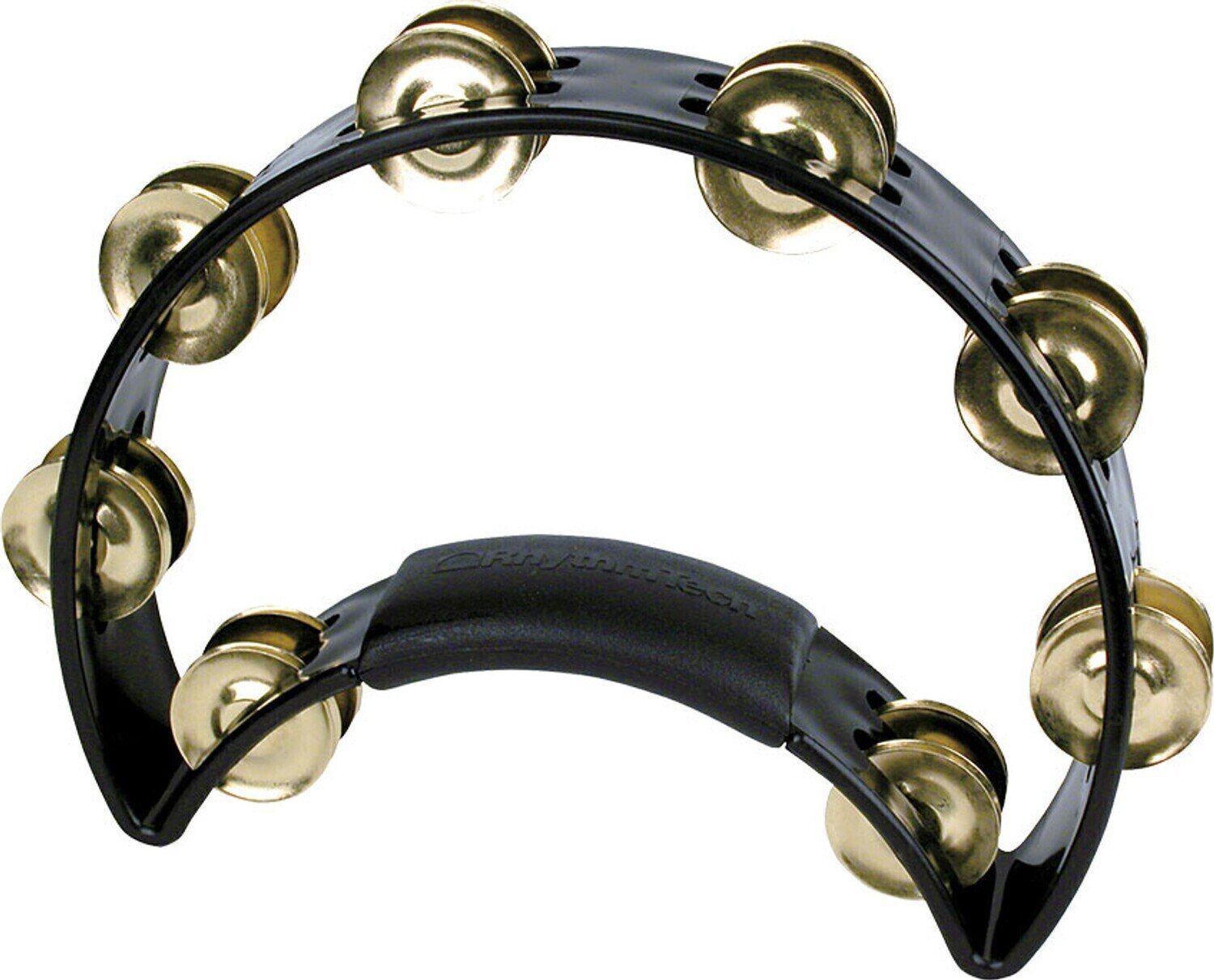 Rhythm Tech Tambourine Black Brass Jingle