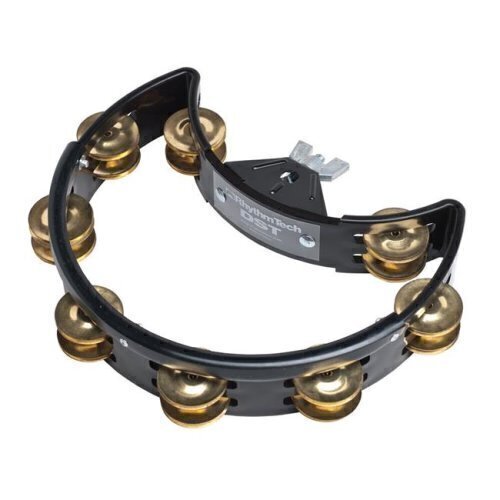 Rhythm Tech Tambourine Drum Set Black Brass Jingles