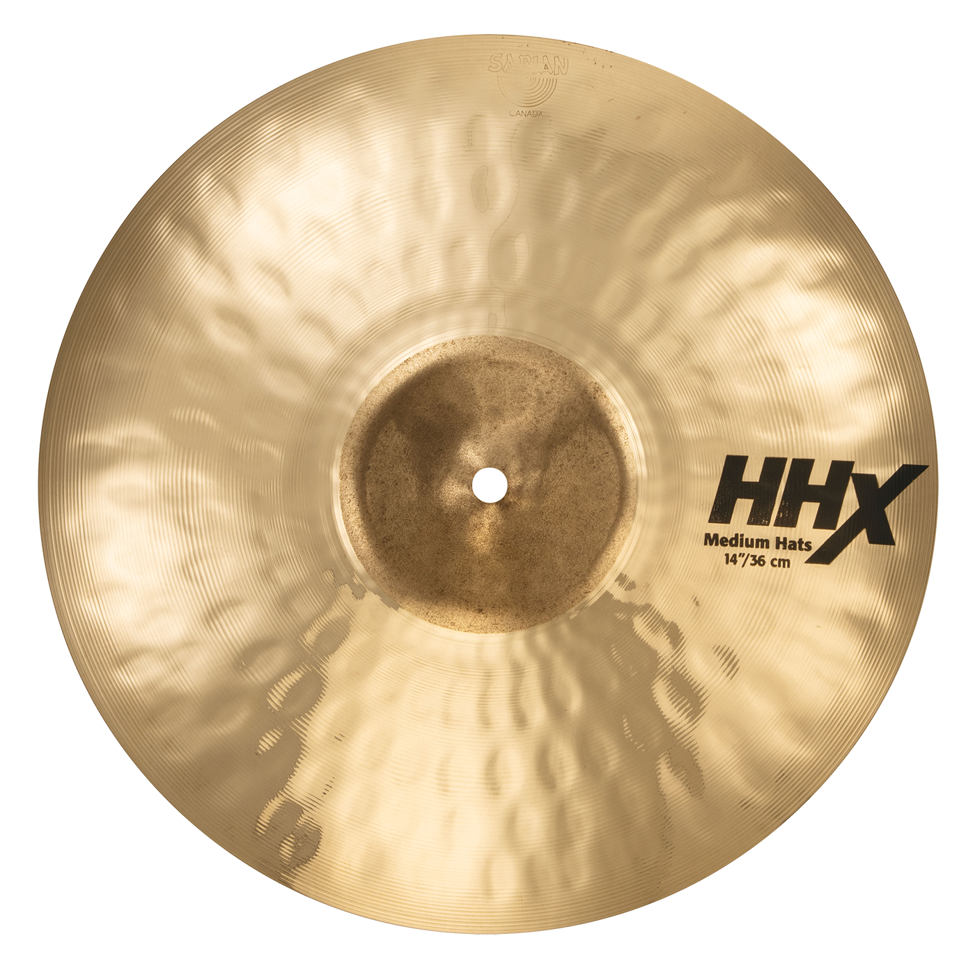 Sabian 14" Hhx Medium Hats Brilliant Finish