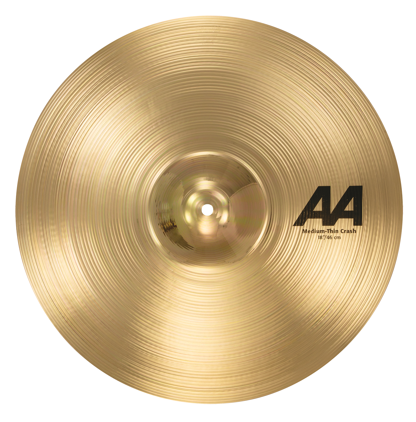 Sabian 18" Aa Medium Thin Crash Brilliant Finish