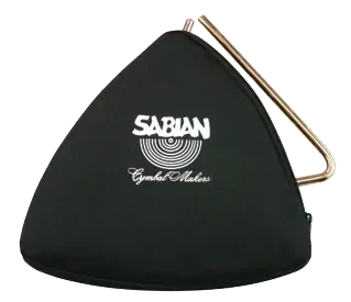 Sabian Black Zippered Triangle Bag 10"