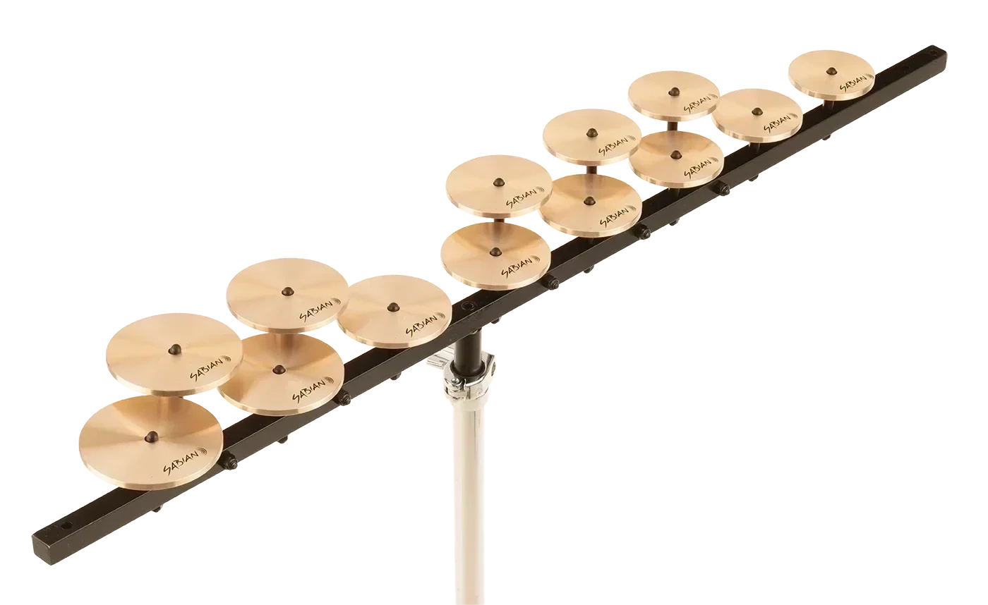 Sabian High Crotale Set (13) With Bar And Base