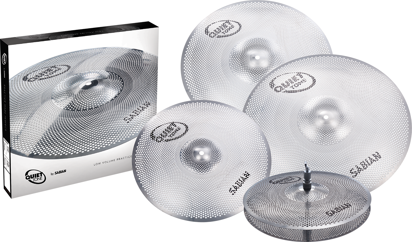 Sabian Quiet Tone Practice Cymbals Set