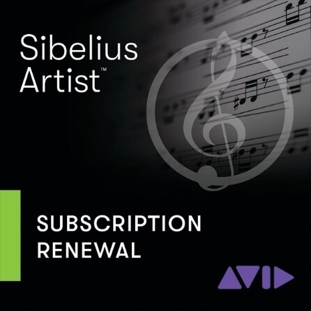 Sibelius Artist 1-year Software Updates Renewal