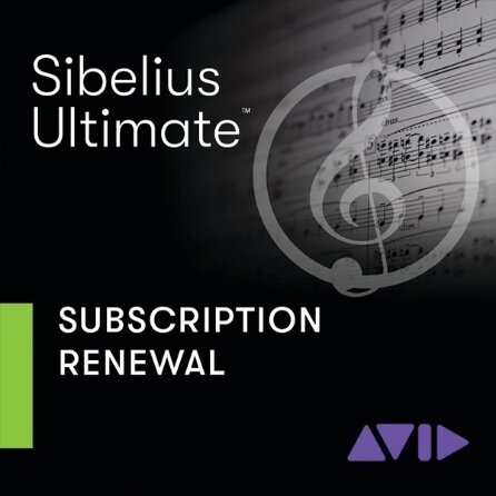 Sibelius: Ultimate 1-year Subscription Renewal Dld Code Only