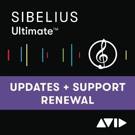 Sibelius Ultimate 1y Updates Support Renewal