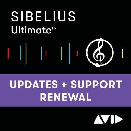 Sibelius Ultimate 3-year Updates & Support Renewal