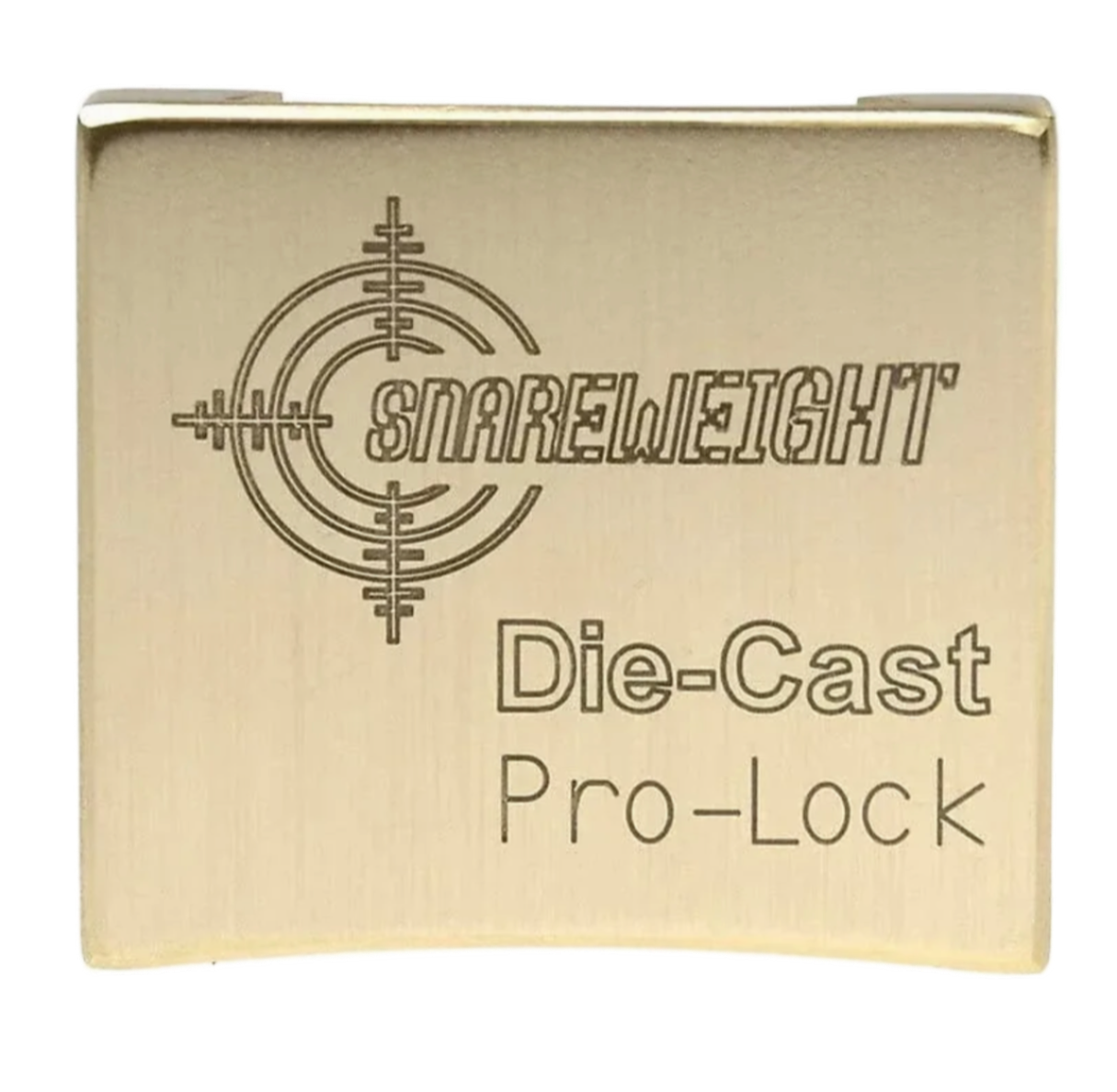 Snareweight Brass Pro-lock For Die-cast Hoops Matching Brass Magnetic Lock For Snareweight #3, #4, #5, And Jr Models With Die-cast Hoops