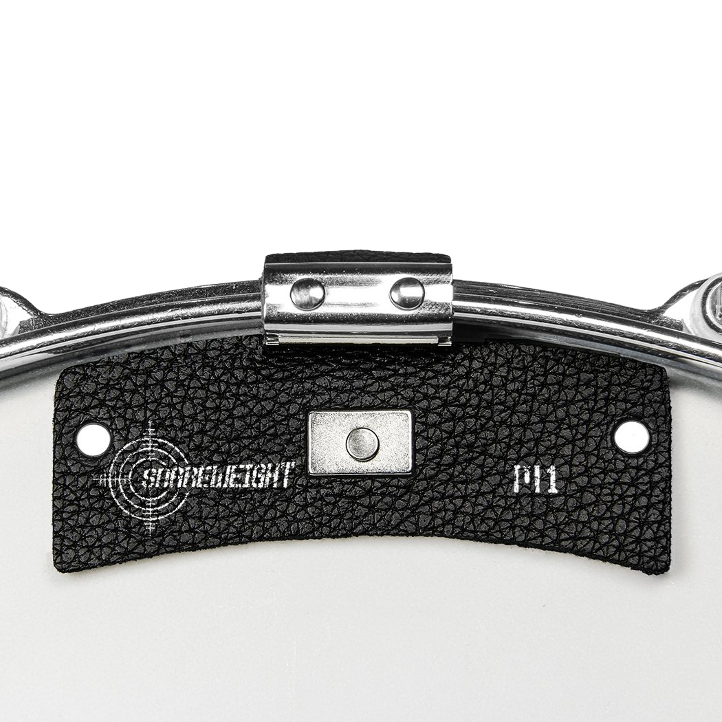 Snareweight M1b 4-inch Leather Drum Dampening System - Black