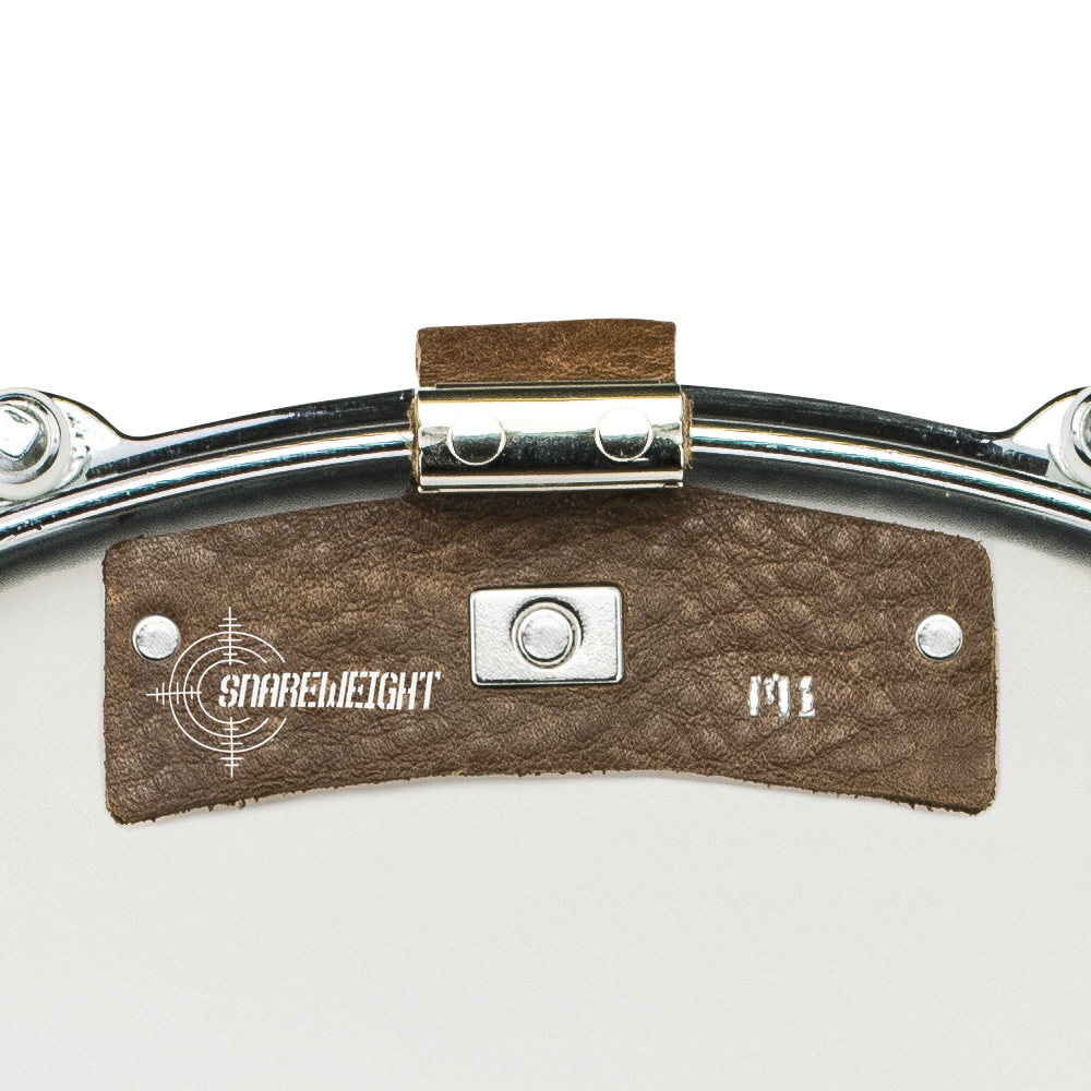 Snareweight M1b 4-inch Leather Drum Dampening System - Brown