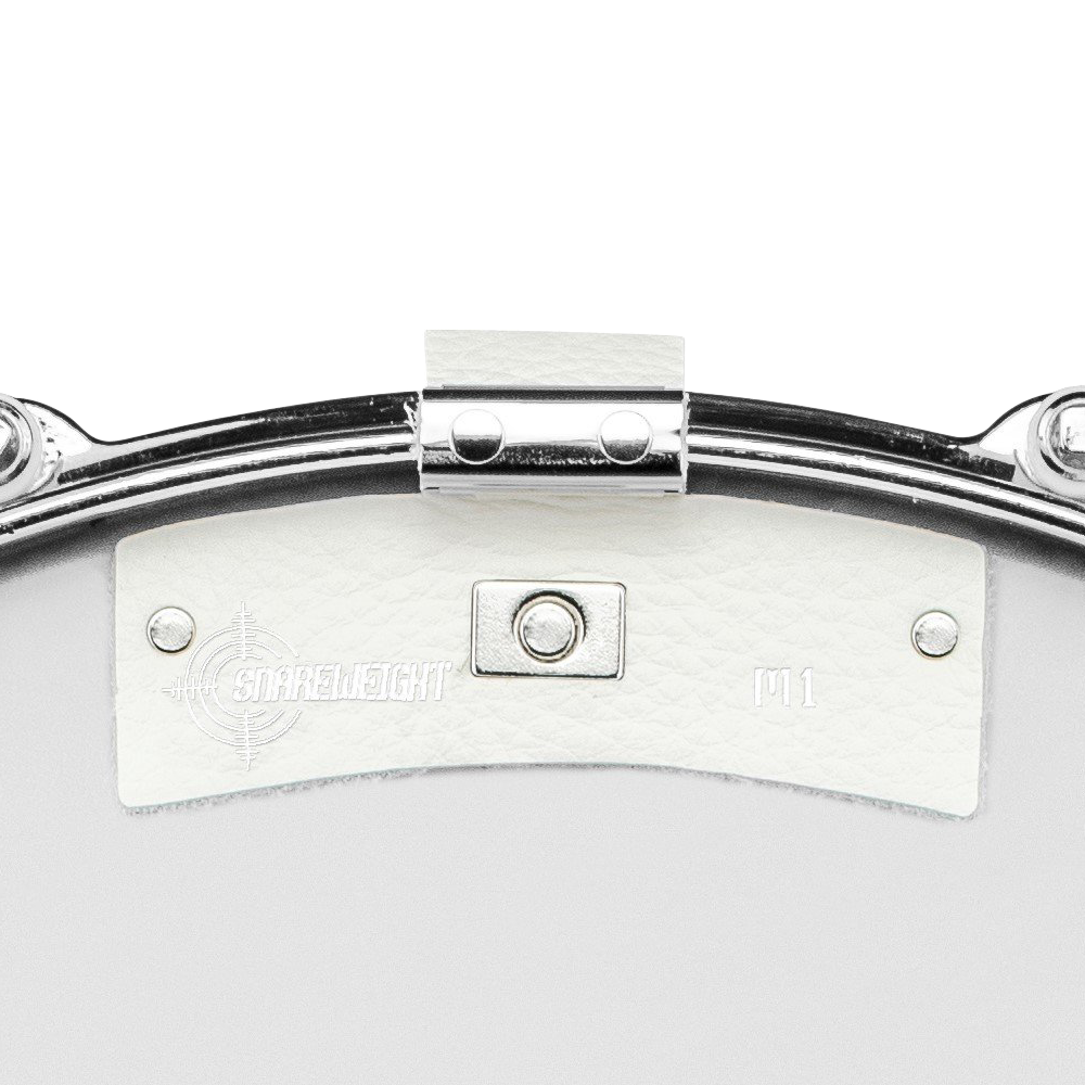 Snareweight M1b 4-inch Leather Drum Dampening System - White
