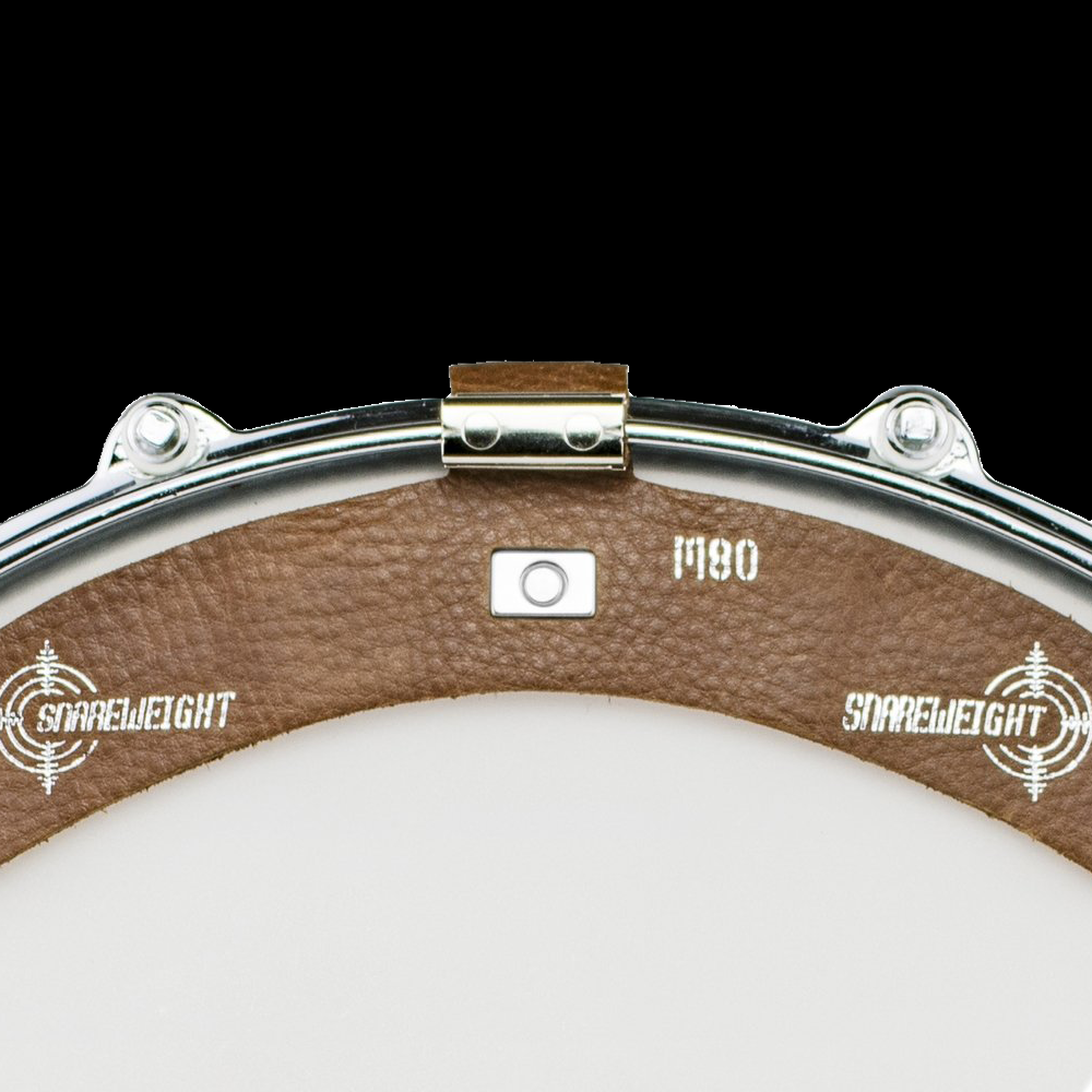 Snareweight M80 10-inch Leather Drum Dampening System - Brown