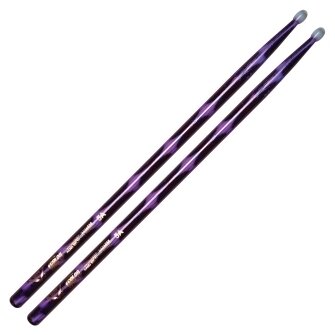 Vater Color Wrap 5a Purple Optic Drum Sticks