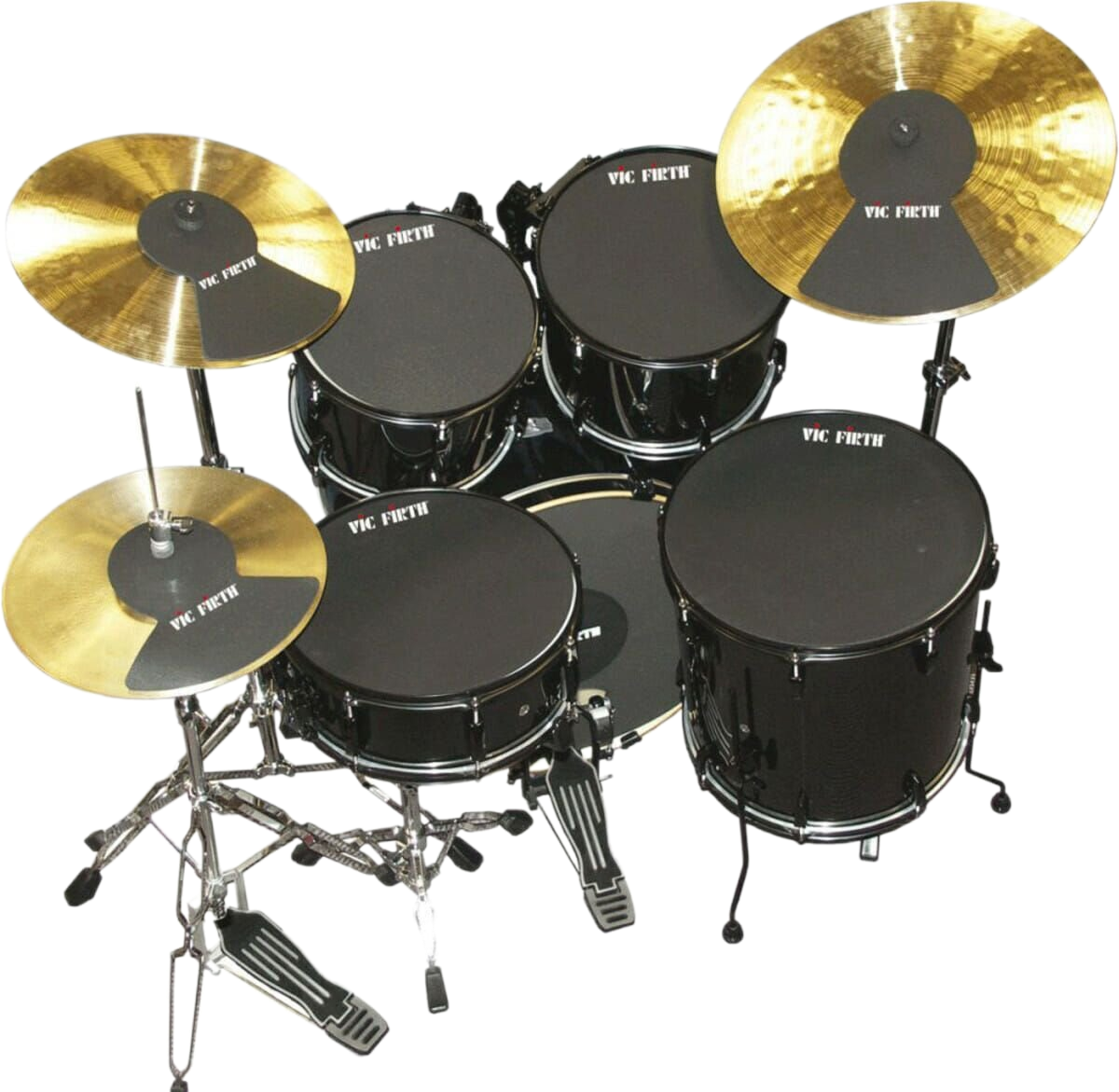 Vic Firth Drum / Cymbal Mute Package - 10" 12" 14" 16" 22" Hi Hat + 2