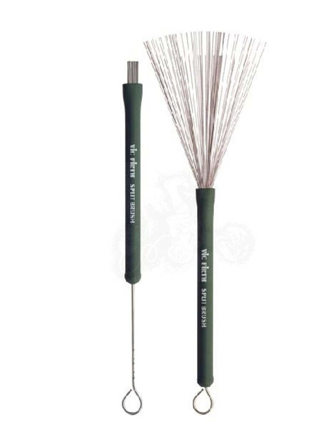 Vic Firth Sb Split Brush Retractable Wire Brushes