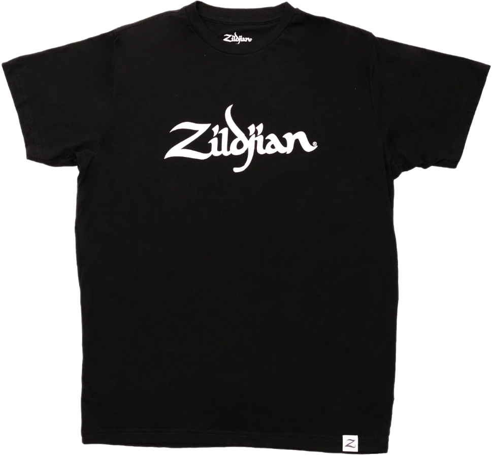 Zildjian Classic Black Logo Tee - Sizes S - 3XL