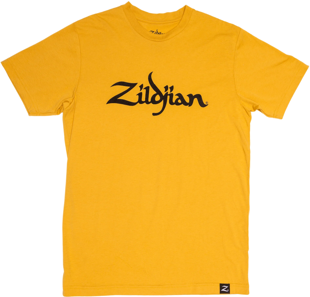 Zildjian Classic Gold Logo Tee - Sizes S - 3XL
