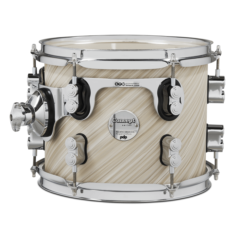 Pdp Pdcm0810stti - Concept™ Maple - Twisted Ivory Finishply™ - 8 X 10 Suspended Tom