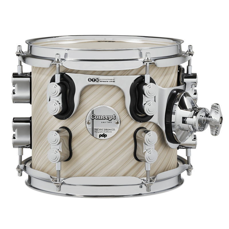 Pdp Pdcm0708stti - Concept™ Maple - Twisted Ivory Finishply™ - 7 X 8 Suspended Tom