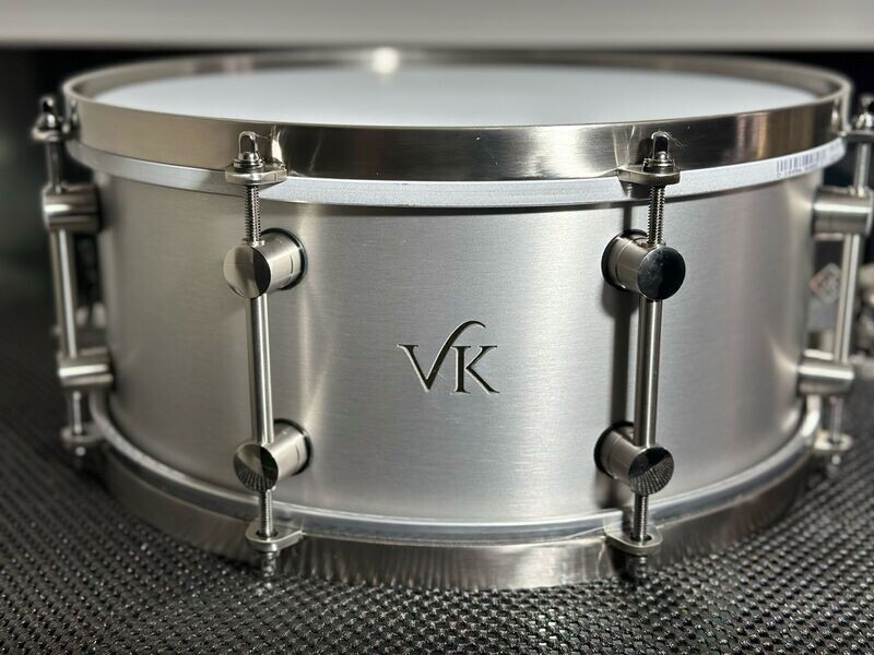 Vk Drums 13" X 6" Solid Aluminum Snare Drum