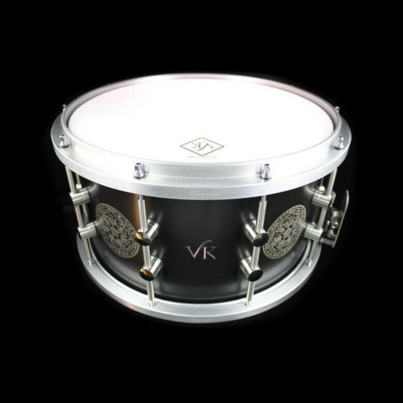 Vk Drums 14" "Black 7empest" Aluminium Snare.