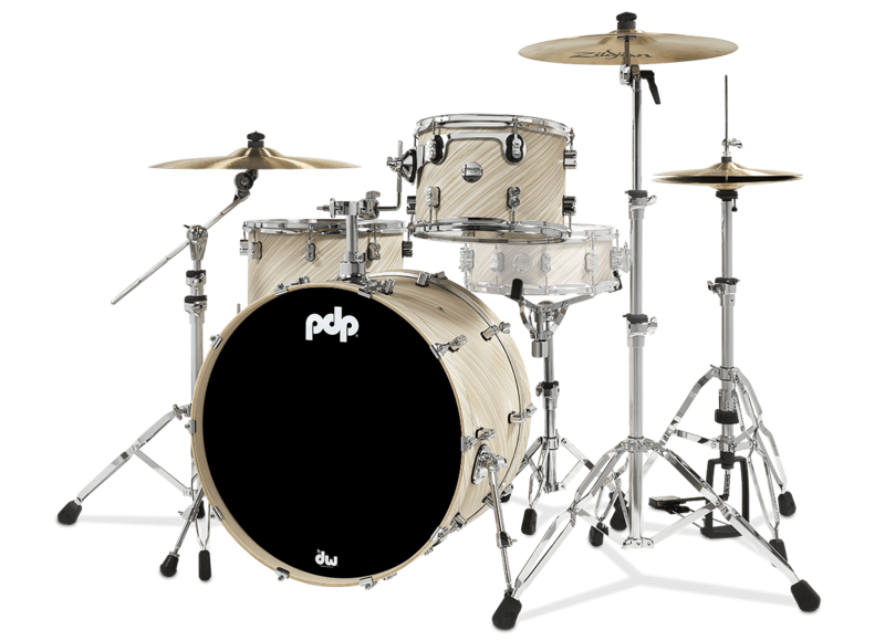 Pdp Pdcm24rkti - Concept™ Maple - Twisted Ivory Finishply™ - Rock Kit