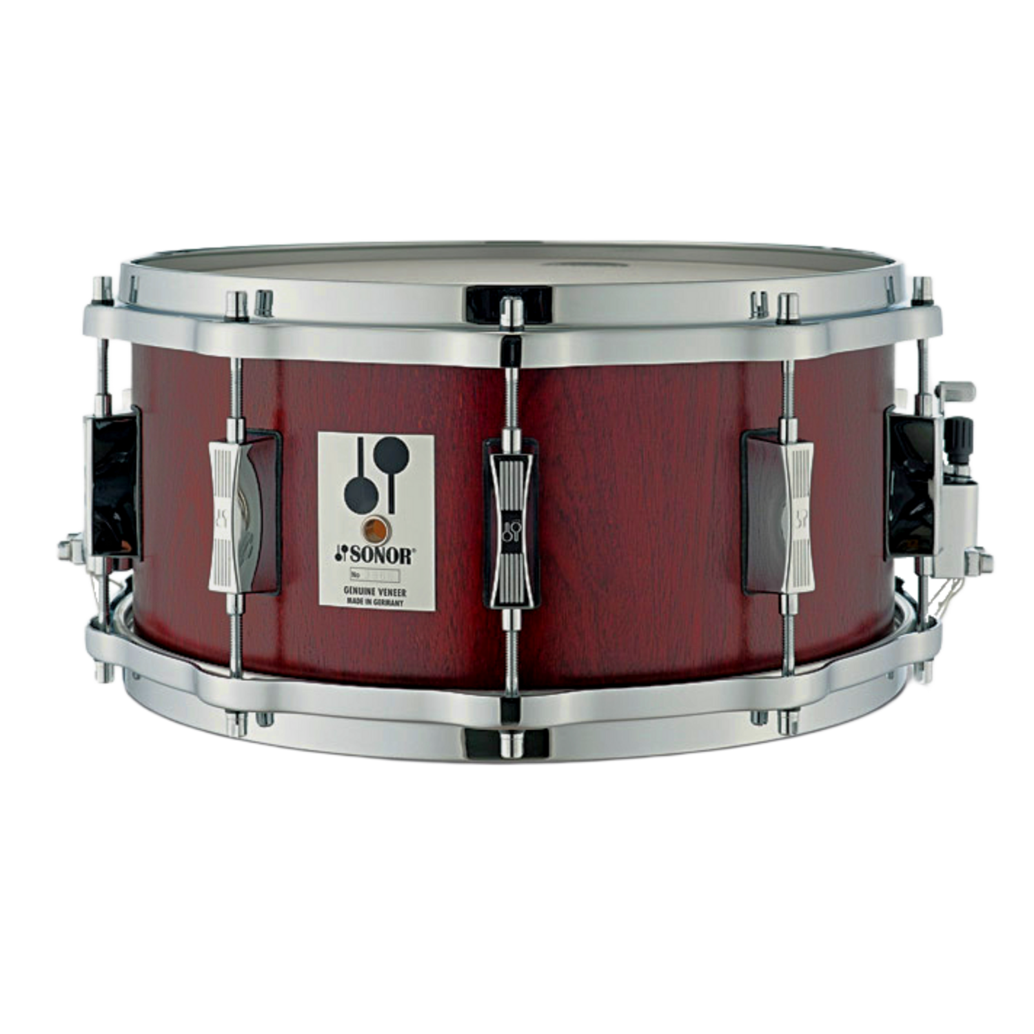 Sonor ​phonic Reissue Snare Drum 14" X 6.5", Beech, Die-cast Hoops, Mahogany Semi-gloss