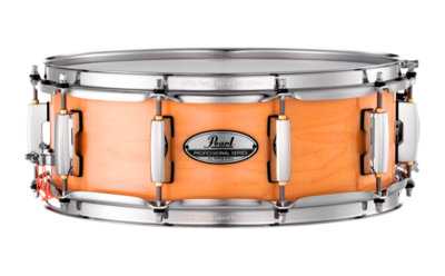 Pearl Professional Series Maple 14" X 5" Snare Drum In Natural Maple (#102) Lacquer Finish