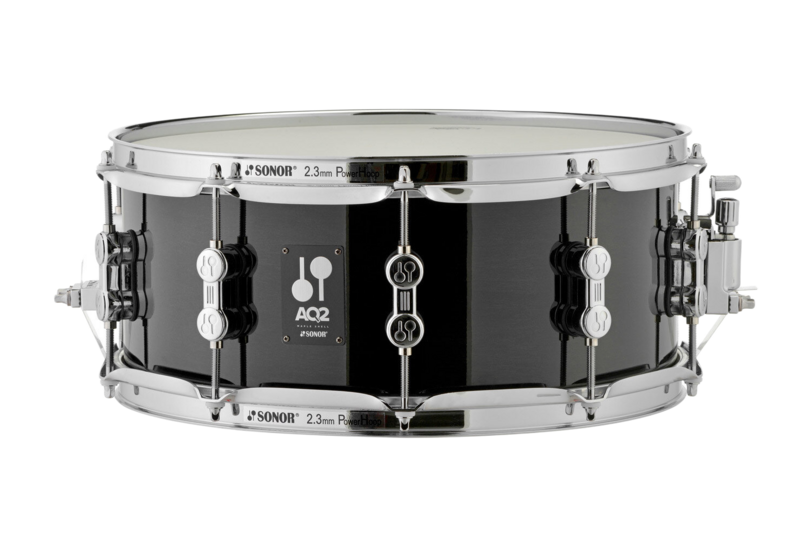 Sonor Aq2 14x6 Maple Snare - Transparent Black