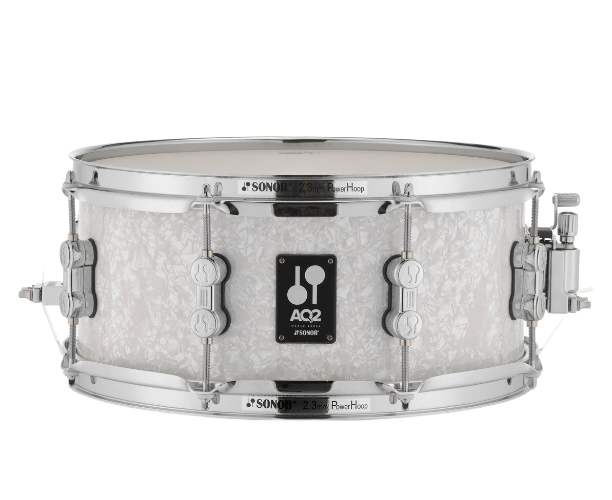 Sonor Aq2 13x6 Maple Snare - White Marine Pearl