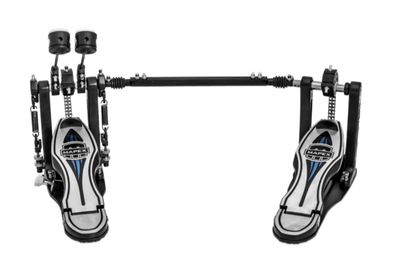 Mapex Falcon Double Bass Drum Pedal Chain Drive With Falcon Beater Including Weights - Left Lead