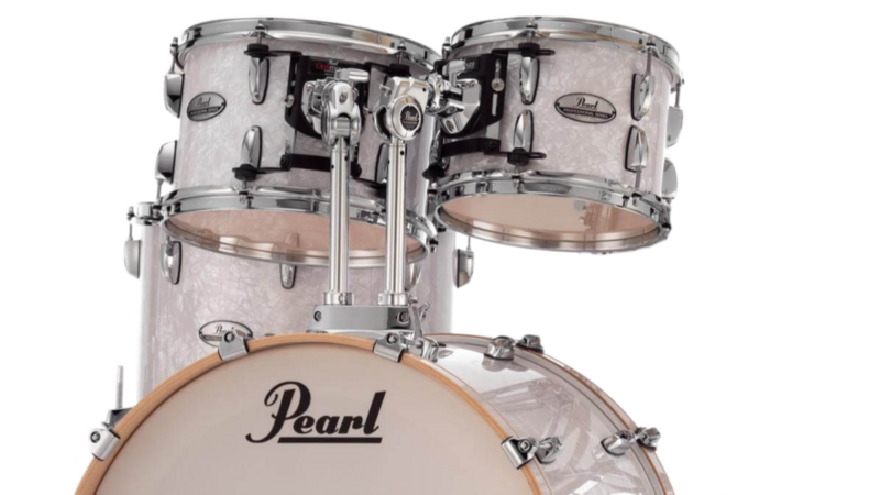 Pearl Professional Maple 4-pc. Shell Pack In White Marine Pearl (#448)