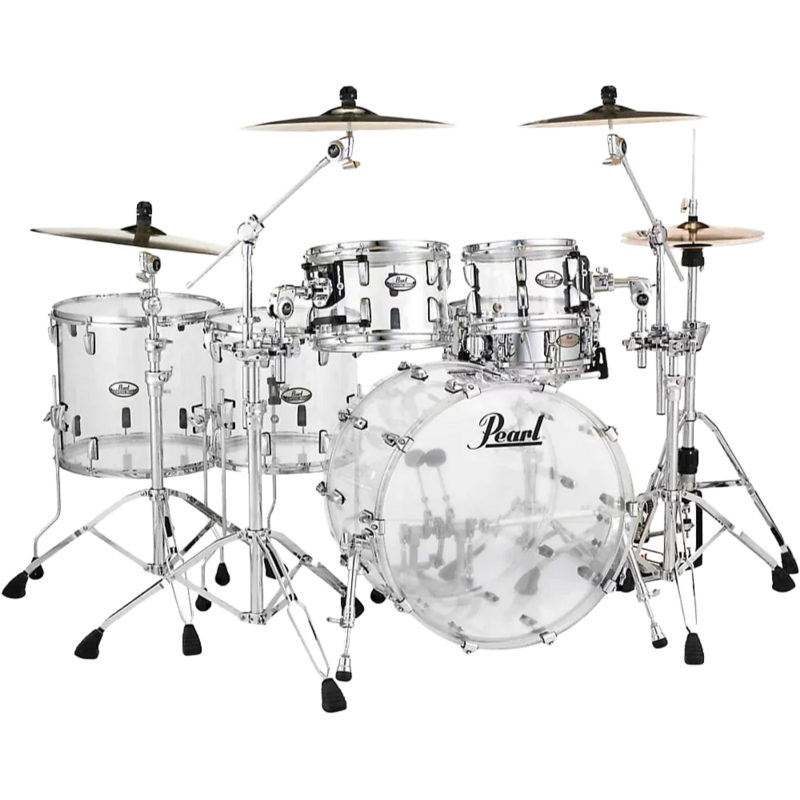 Pearl Crystal Beat 5-piece Shell Pack In Ultra Clear Acrylic (#730)